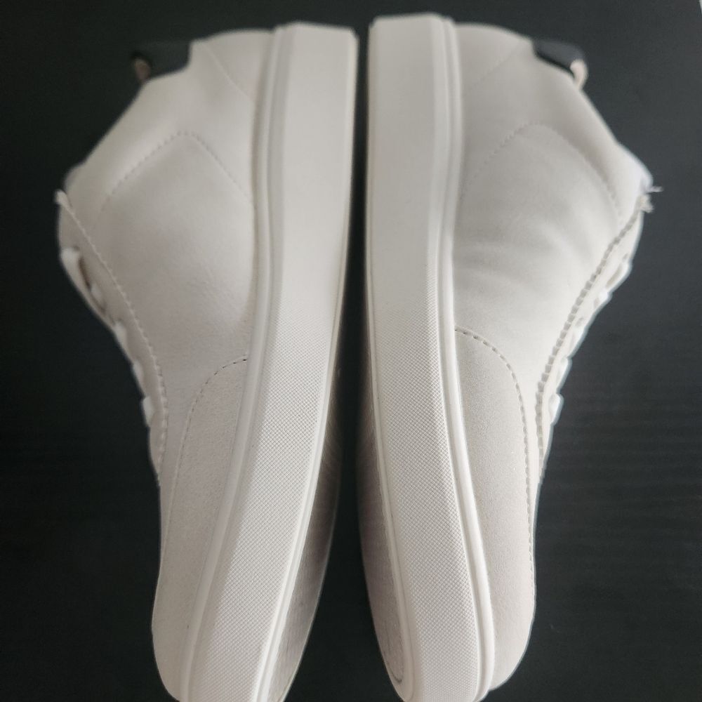 LifeStride Womens Happy Hour Lace Up Fashion Sneaker Cream & Black Size 6 - Picture 9 of 12